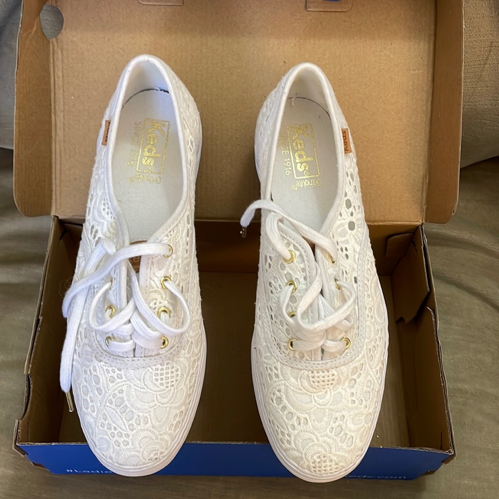 Keds Triple Floral Eyelet
